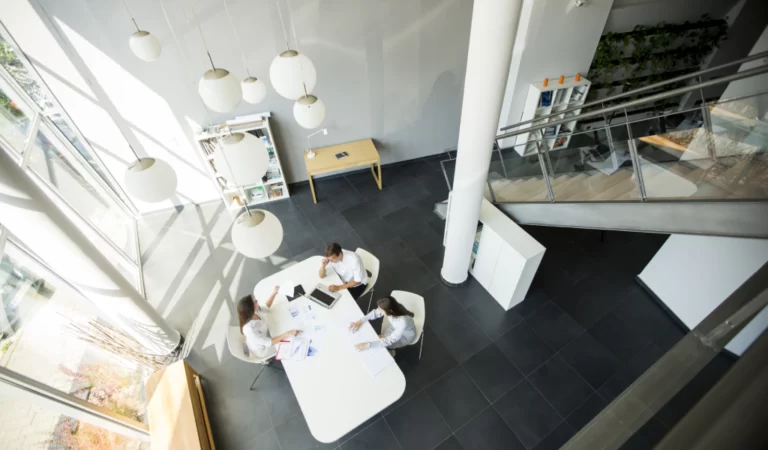 definición de organigrama vertical de una empresa.