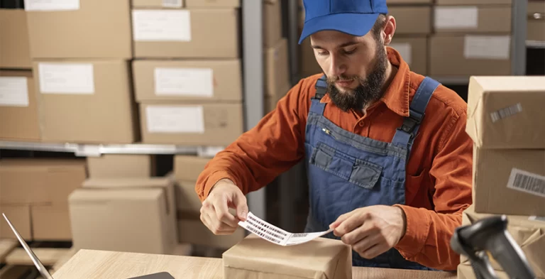 cómo se aplica una etiqueta RFID en logística y retail.