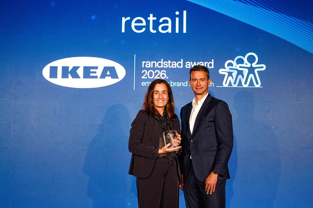 IKEA recogiendo el premio de Randstad Award 2026.