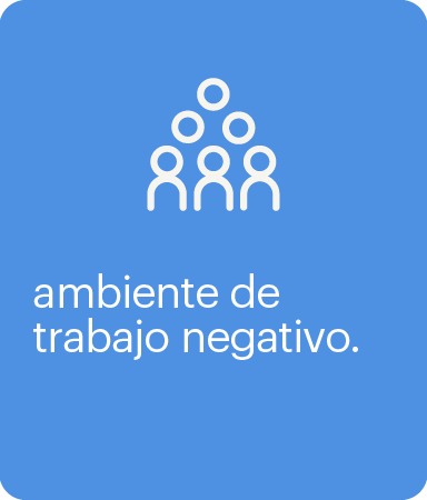 ambiente de trabajo negativo