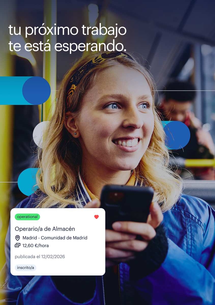 con nuestra app no sólo buscas empleo